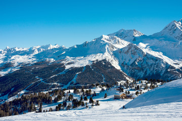 Valley in the Alps in France