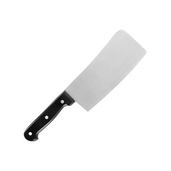 Kitchen accessories - Big kitchen knife. Isolated