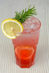 Ice strawberry lemon