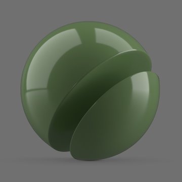 Green plastic