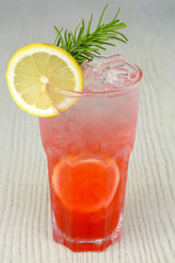 Ice strawberry lemon