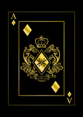 the diamonds ace gold