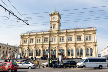 Fototapeta na wymiar Russia, Moscow, Leningradsky Railway Station