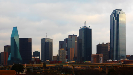 The skyline of Dallas, Texas during day