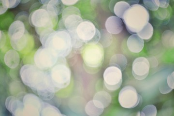abstract bokeh background light in the natural