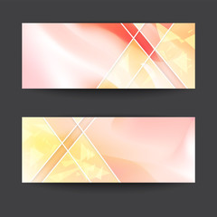 Abstract Banner rosa pink background vector illustration