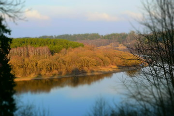 view from small mountain