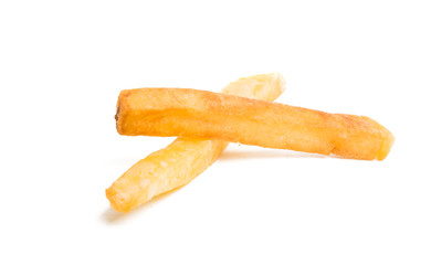 fried potatoes isolated