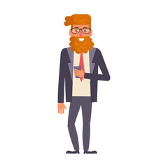 Businessman Vector. Cartoon.