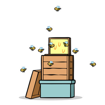 Bienenstock Stock Photos And Royalty Free Images Vectors And Illustrations Adobe Stock