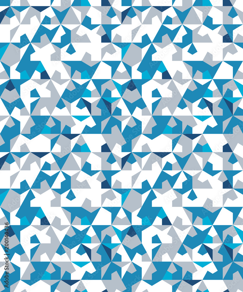Poster abstract seamless geometric pattern. figures with many angles.
