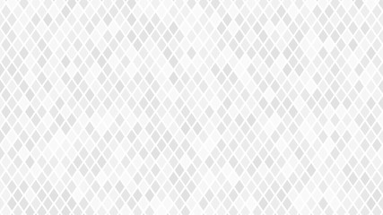 Abstract light background of small rhombuses in white and gray colors.