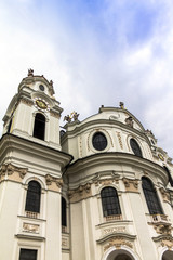 Collegiate Church (Kollegienkirche) one of the most important and beautiful baroque architecture in Salzburg. Austria