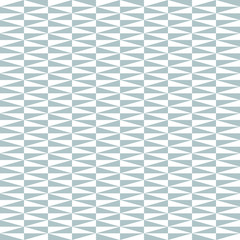 Geometric pattern with light blue and white triangles. Geometric modern ornament. Seamless abstract background