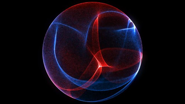 Abstract background 3d digital wave of glowing particles and wireframe. Explosion of glowing particles. Futuristic technology style background. 3D render