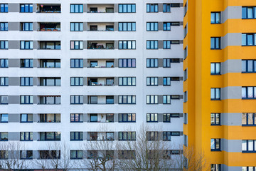 sozialer Wohnungsbau in Berlin - obrazy, fototapety, plakaty