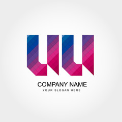UU Letter Logo Design