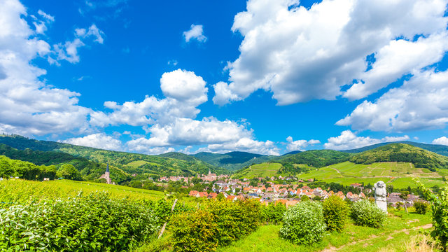 Itterswiller  medieval village in Alsace France