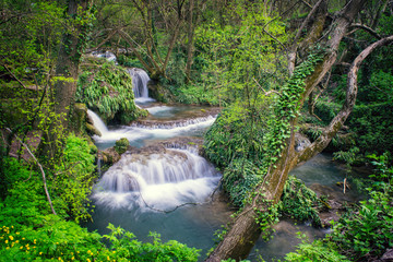 Krushuna waterfalls near Lovech, Bulgaria