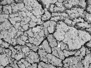 Dry cracked earth, cracks in the ground, dehydration problem, global warming, climate change, black...
