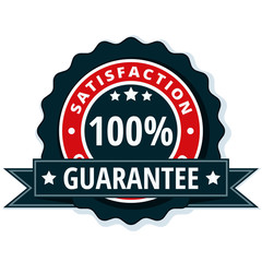 Obraz premium 100% Satisfaction Guaranteed illustration
