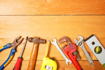 Assorted work and home tools