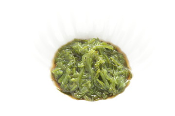 Japanese food, seaweed and vinegar sauce