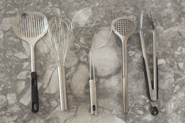 Stainless steel kitchen utensils