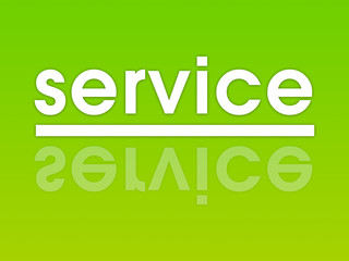 mot (texte sur fond vert)