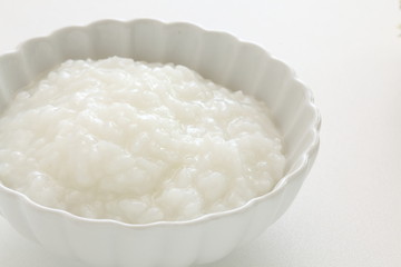 Chinese food, rice porridge for healthy breakfast image