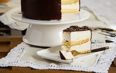 cake with souffle 