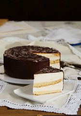 cake with souffle 