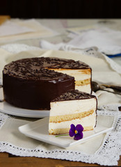cake with souffle 