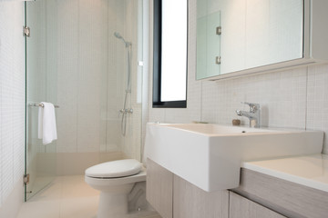 Clean and fresh bathroom