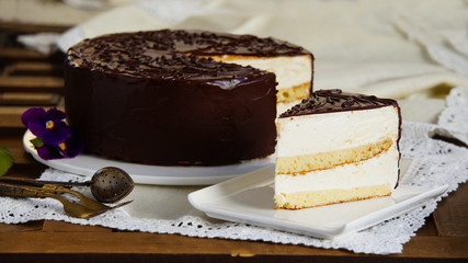 cake with souffle 