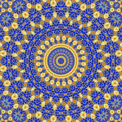 Abstract fractal background computer-generated image