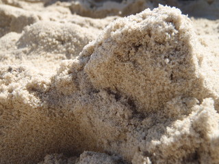 Close up of some sand on a Gold Coast beach