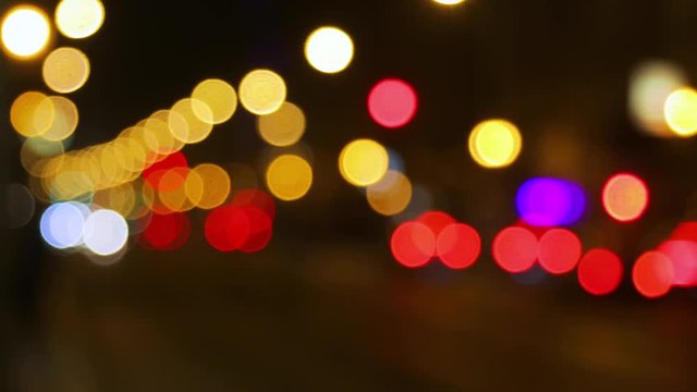 Street trafic blurry background