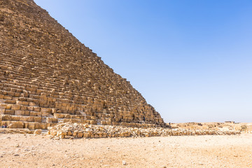 The pyramids at Giza in Egypt