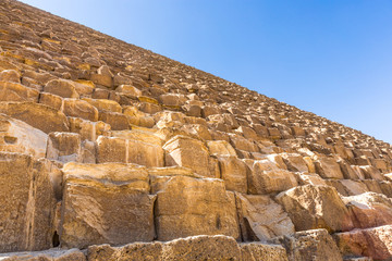 The pyramids at Giza in Egypt