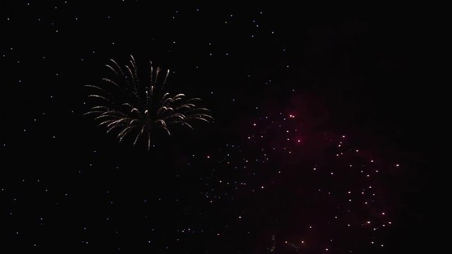 beauty fireworks scene