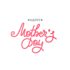Happy Mother's day. Holiday of mom. Lettering. Women's celebration. Caligraphy. Gift for mommy. Congratulation. It can be used card, postcard, invination, banner, poster. Vector illustration, eps10