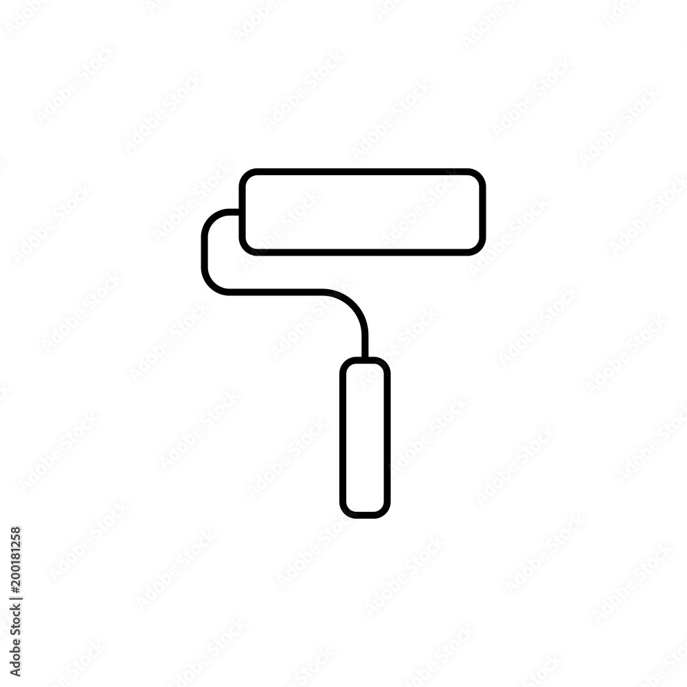 Poster cushion icon. element of simple icon for websites, web design, mobile app, info graphics. thin line 