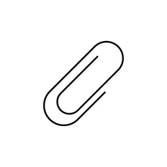 clip icon. Element of simple icon for websites, web design, mobile app, info graphics. Thin line icon for website design and development, app development