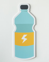 Fototapeta premium Sports drink energy beverage icon