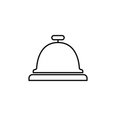 call at the hotel icon. Element of simple icon for websites, web design, mobile app, info graphics. Thin line icon for website design and development, app development