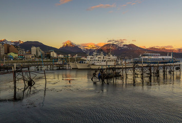 Boats at the sea