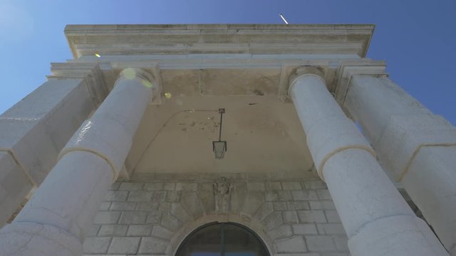 Low angle of Punta della Dogana 