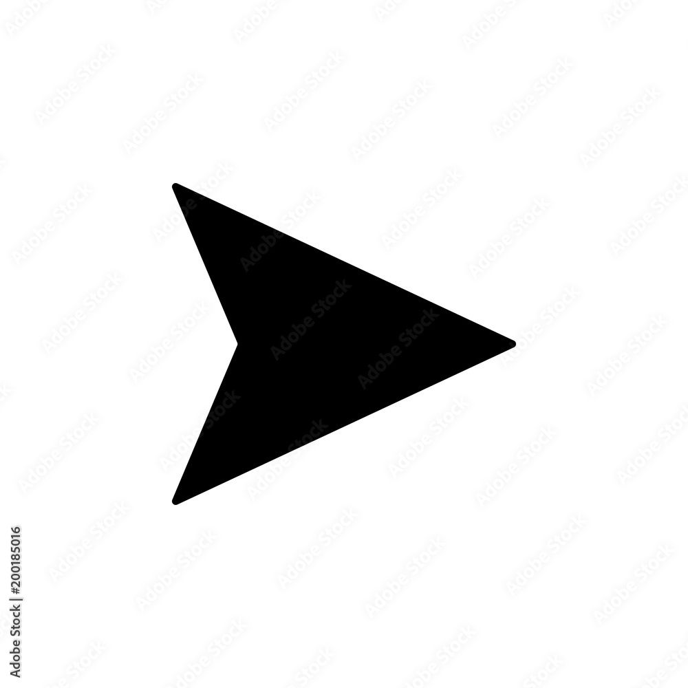 Poster cursor icon. element of simple icon for websites, web design, mobile app, info graphics. signs and s