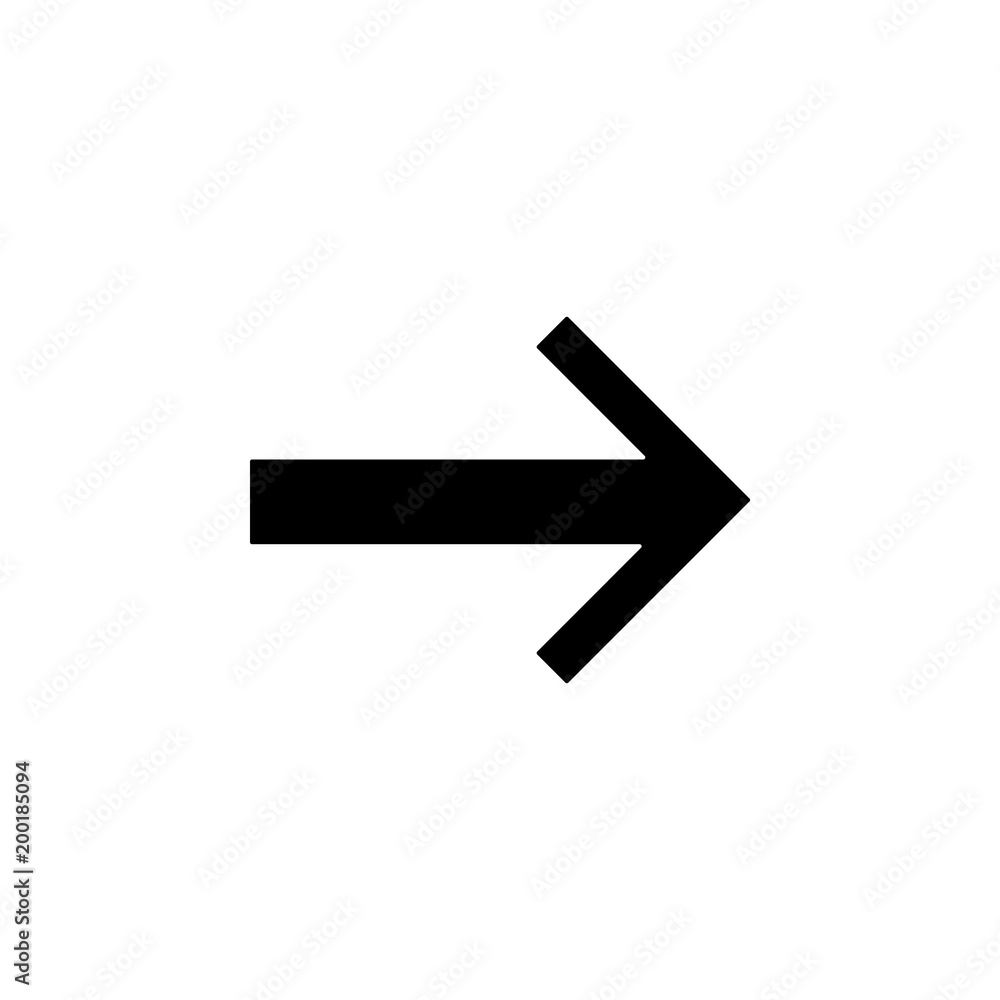 Poster arrow icon. element of simple icon for websites, web design, mobile app, info graphics. signs and sy